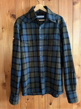 Michael Bastian Wool Plaid Shacket Shirt-Jacket